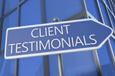 client testimonial